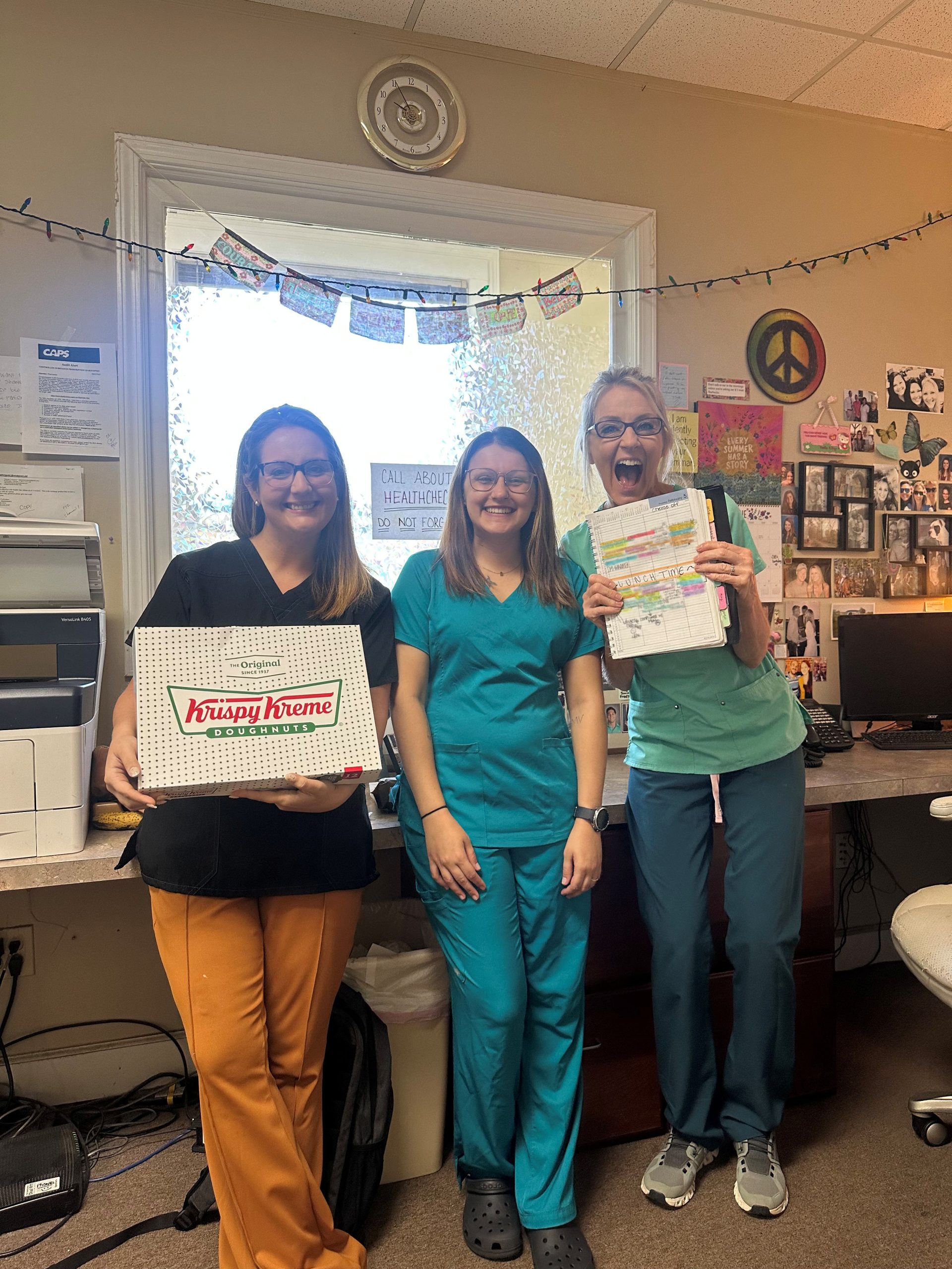 Photo 1 June 3rd Thomaston Pediatrics Amerigroup visit with Thomaston Pediatrics staff